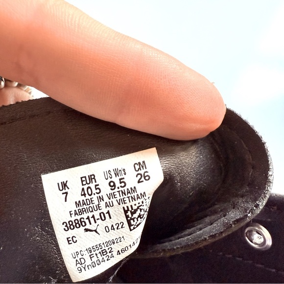 Puma X Dua Lipa Mayze Black High-Top Platform Boots - Picture 8 of 9